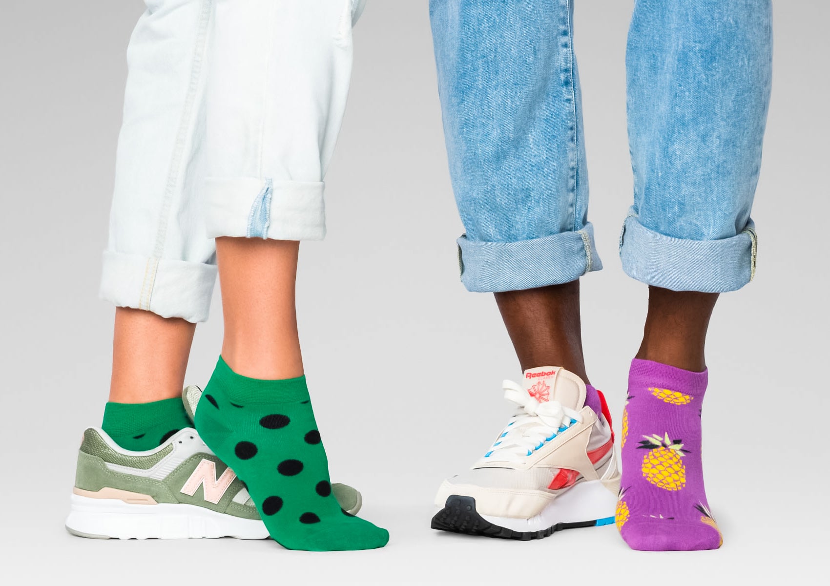 Bunte Sneaker Socken
