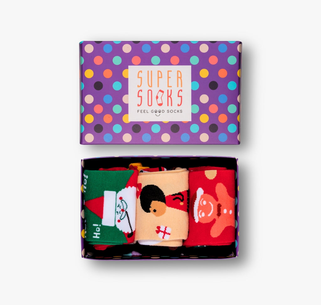 Bunte Weihnachtssocken