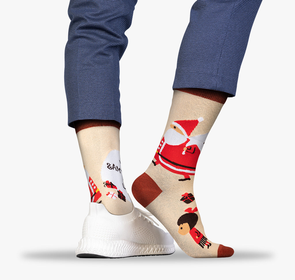 Coole Weihnachtssocken fuer Herren