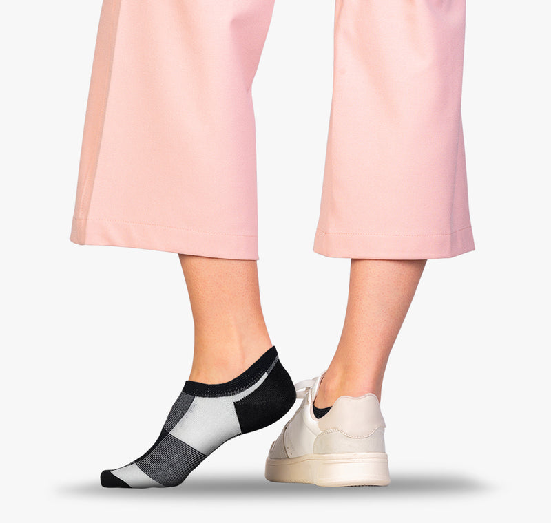 Damen Fuesslinge mit Muster