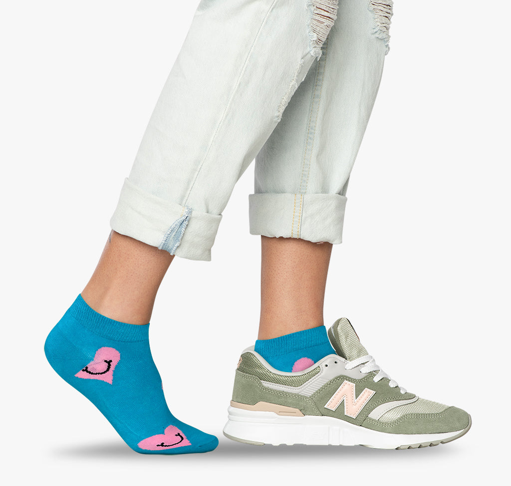 Duenne Damen Sneaker Socken die nicht-rutschen