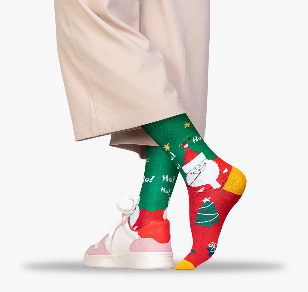 Festliche Socken Nikolaus Weihnachten Damen
