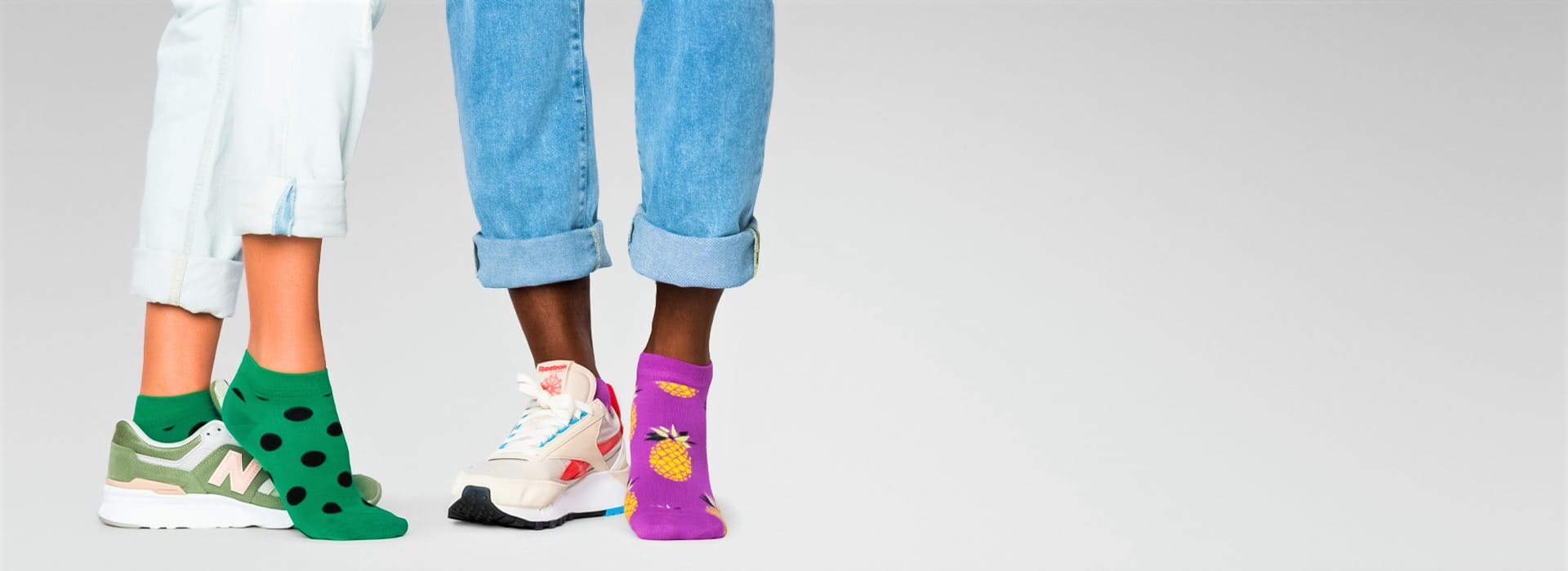 Bunte Sneaker Socken Damen