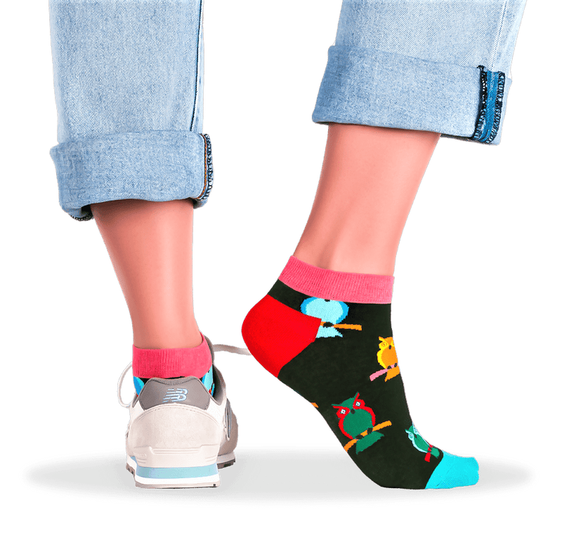 Bunte Sneaker Socken Damen
