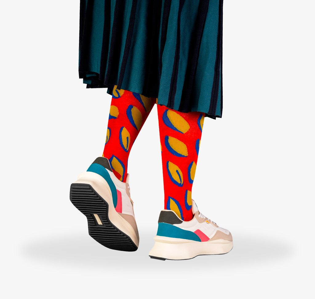 Damen Socken Zitrone