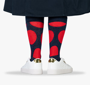 Big Red Dots Socks