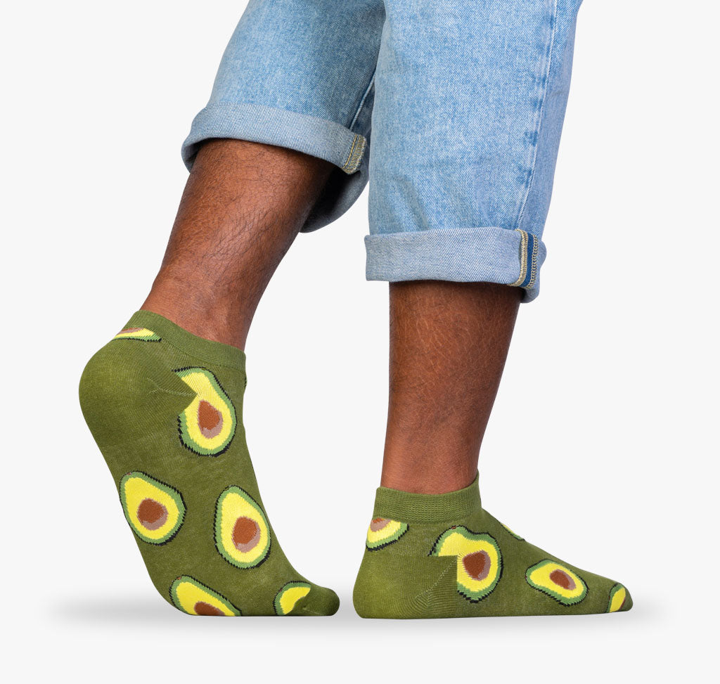 Herren Sneaker Socken mit Avocados