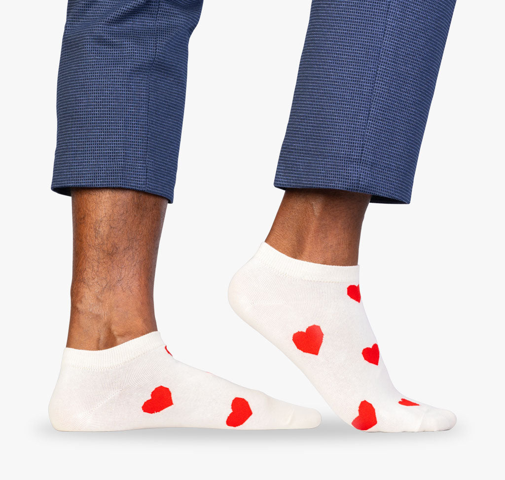 Socken mit Herzen für Herren