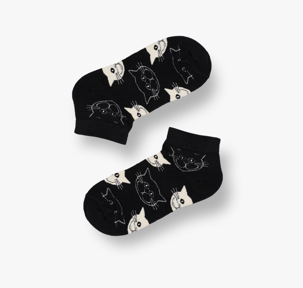Katzen Sneaker Socken
