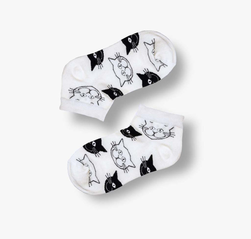 Katzen Sneakersocken