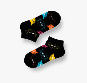 Happy Cats Sneaker Socken