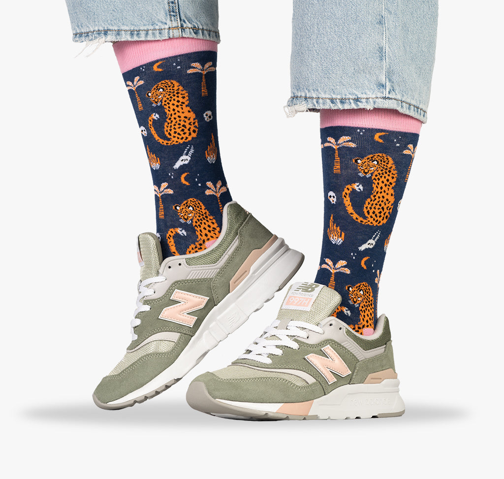 Leoparden Socken