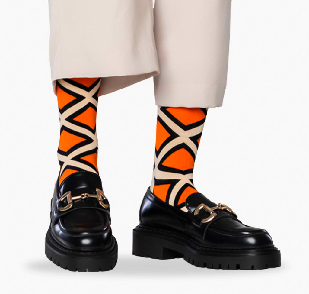 Orange Socken Damen