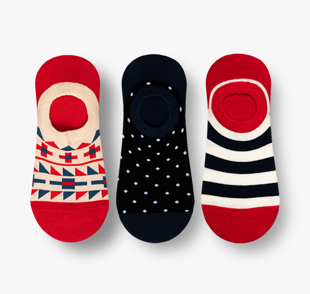 Invisible Socken als 3er-Pack