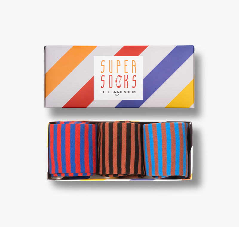 Ringelsocken 3er-Pack