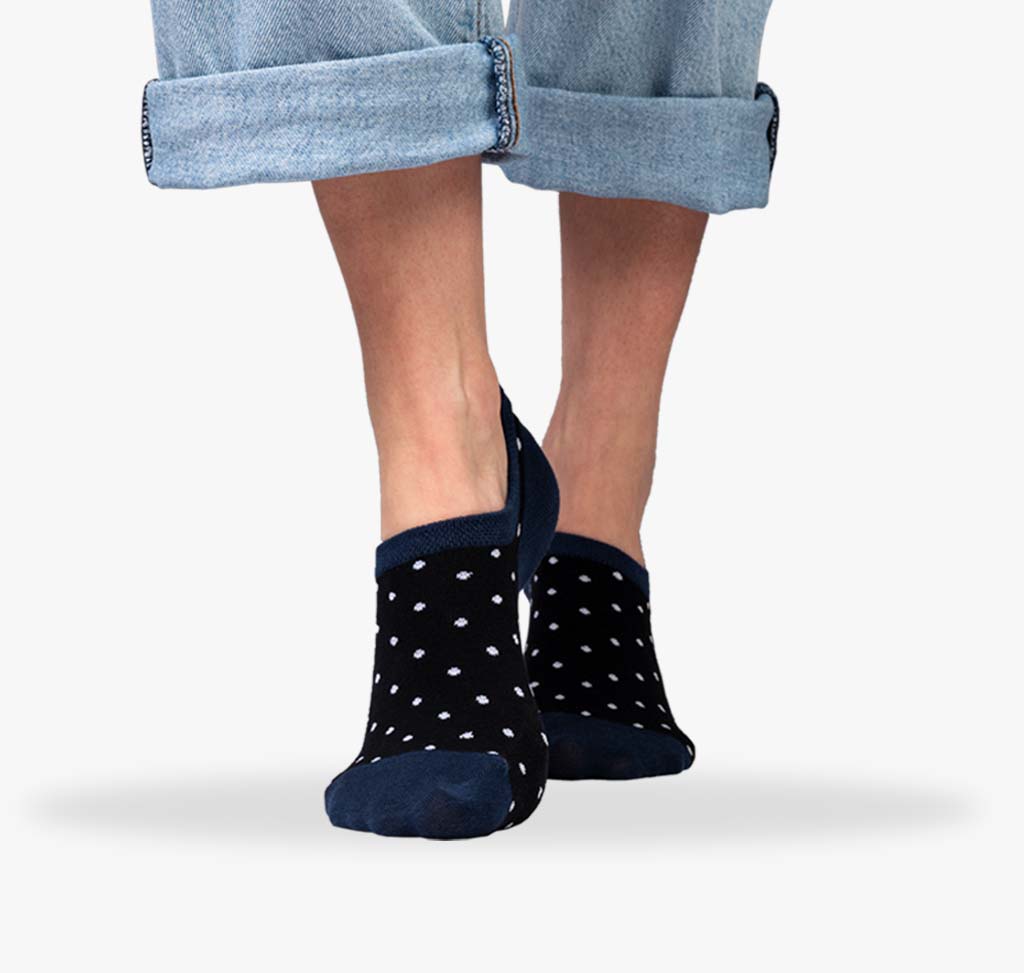 Punkte Füßlinge Damen Herren