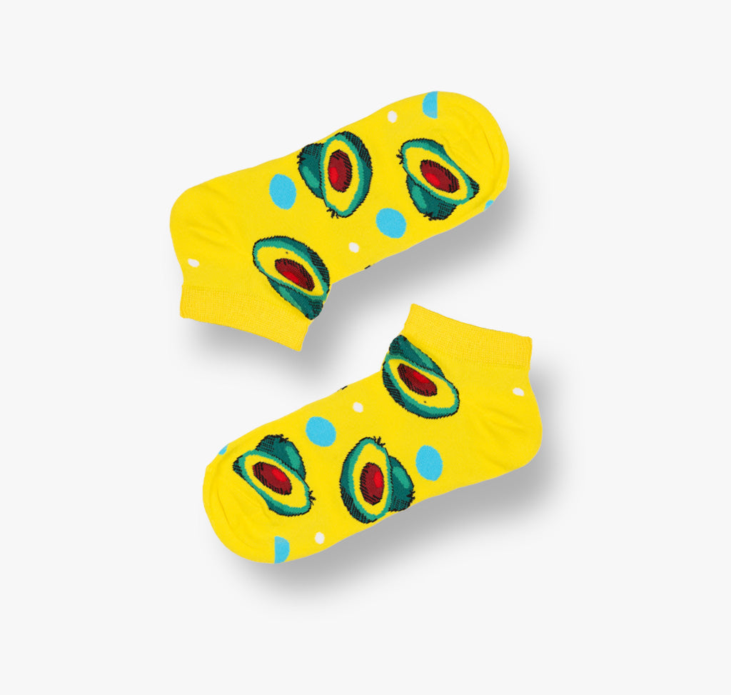 Sneaker Socken mit Avocados