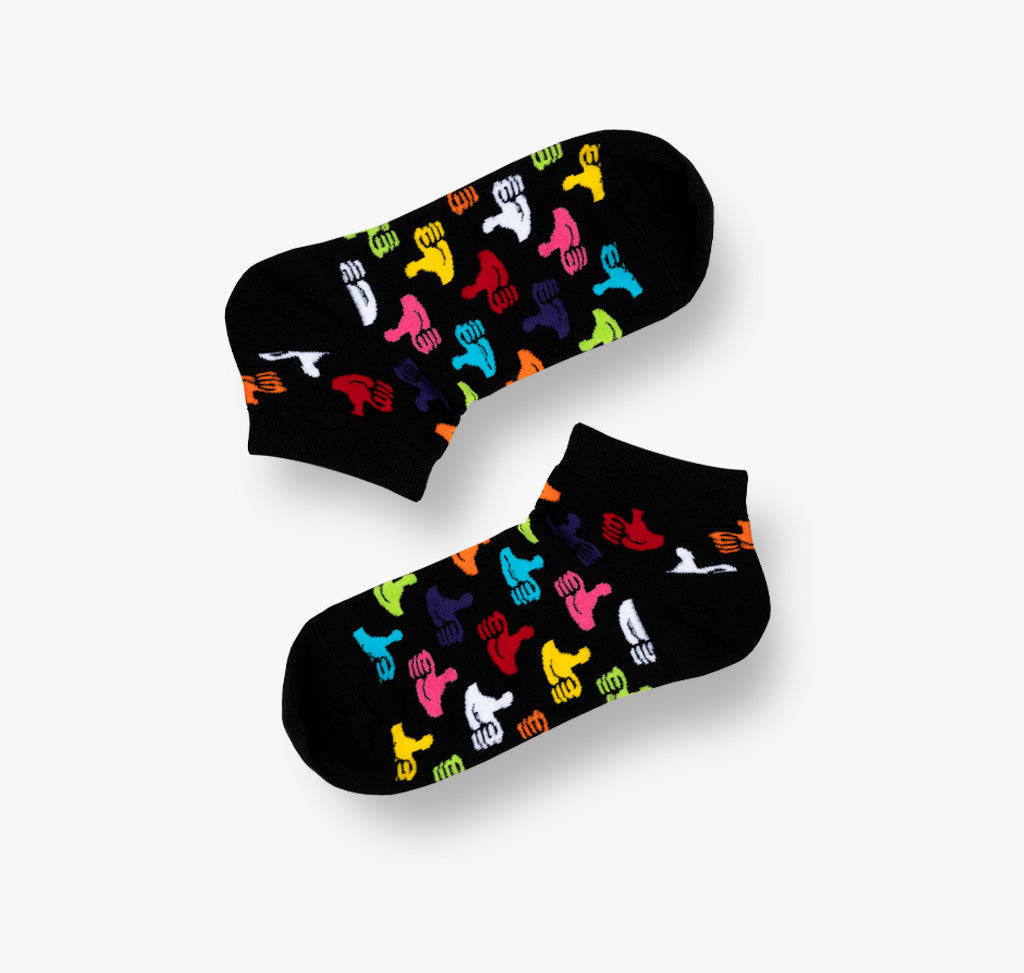 Thumbs up Daumen hoch Sneaker Socken