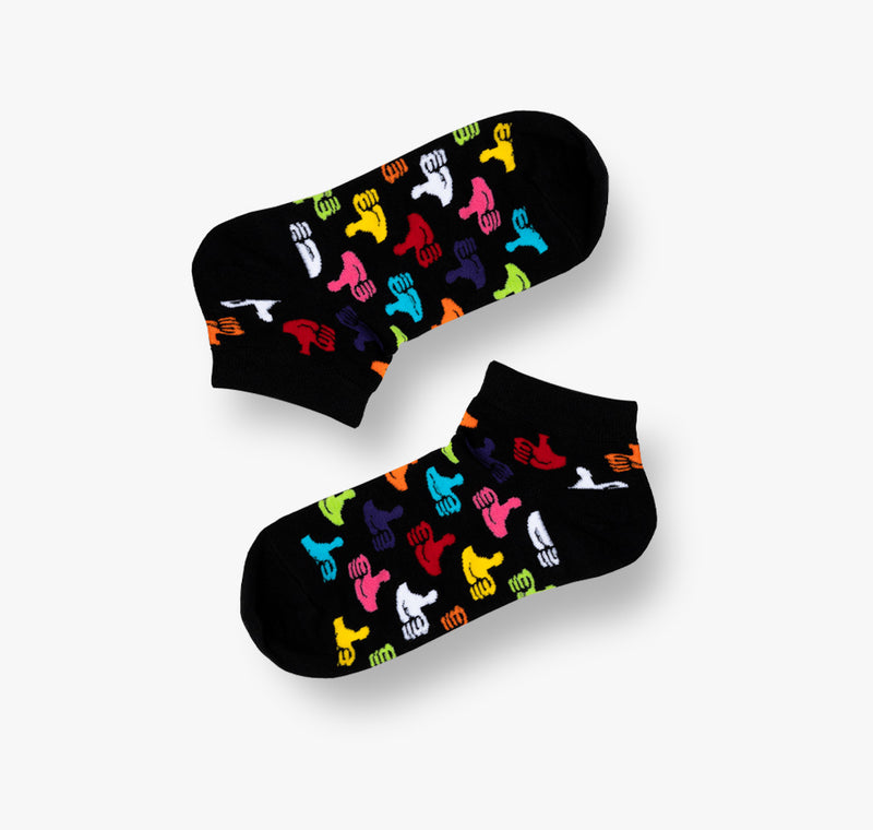 Thumbs up Daumen hoch Sneaker Socken