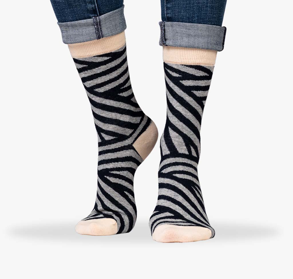 Zebra Socken