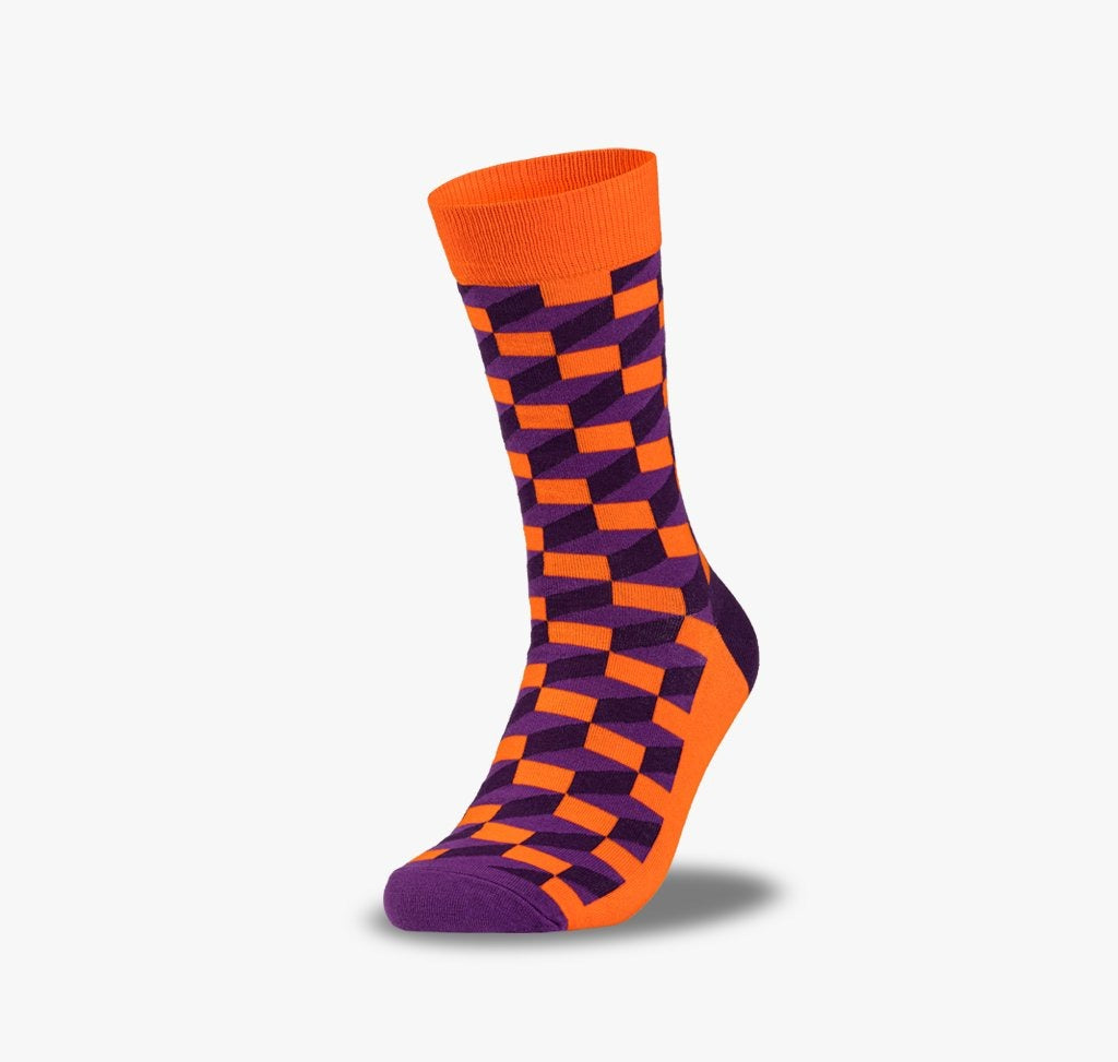 Purple Orange Socks