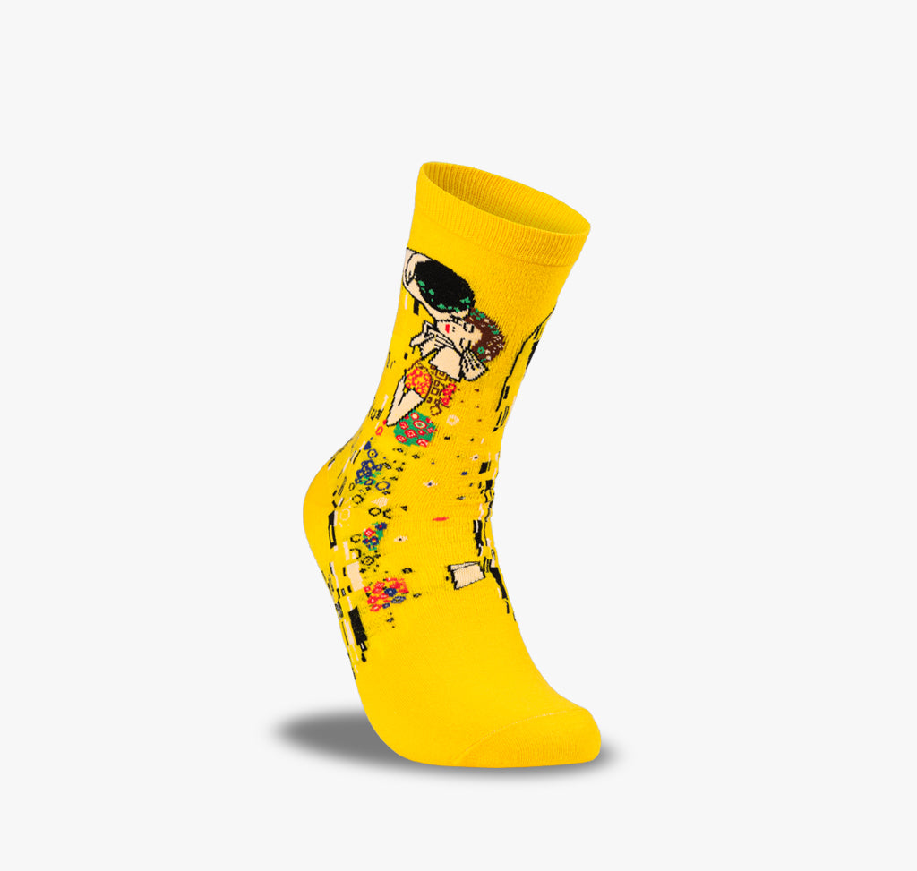 Gustav Klimt der Kuss als Socken für Herren und Damen