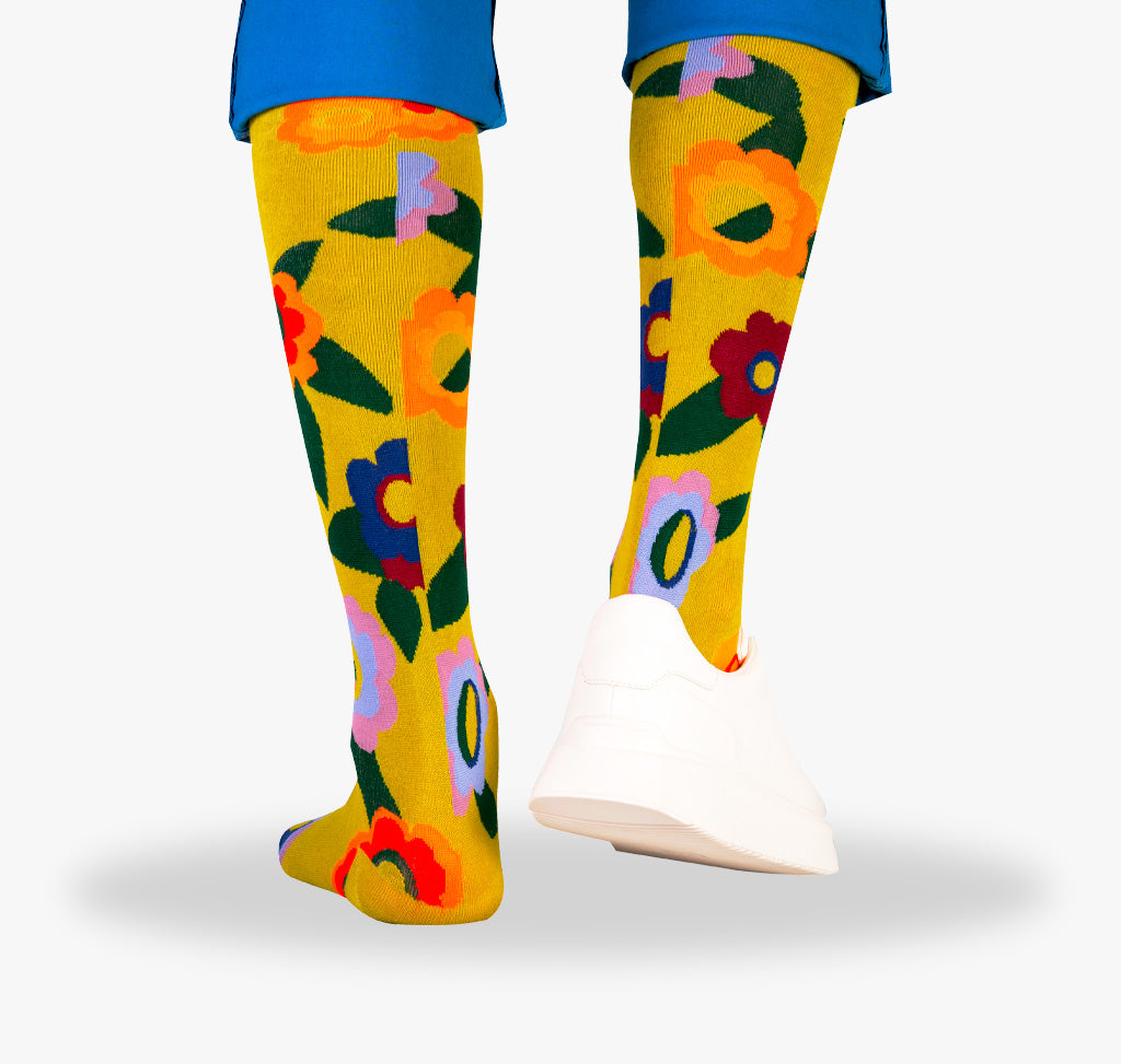Floral Knee Socks