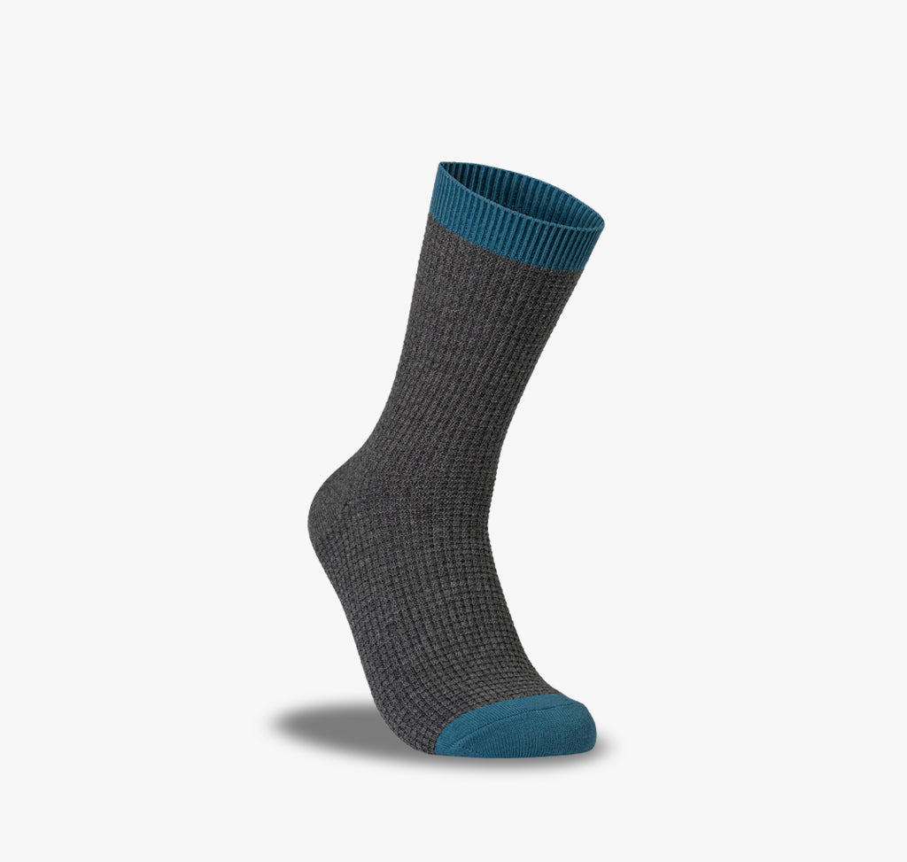 Dunkelgraue Socken mit Muster für Damen Herren Männer und Frauen